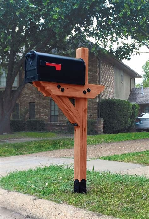 DIY Mailbox Post Construction